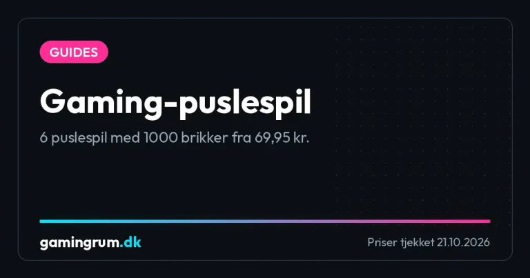 Top 6 gaming-puslespil